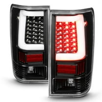 AKKON - For 2004-2015 Nissan Titan Pickup Black Bezel C-Shape LED Tube Tail Brake Light Lamp Assembly