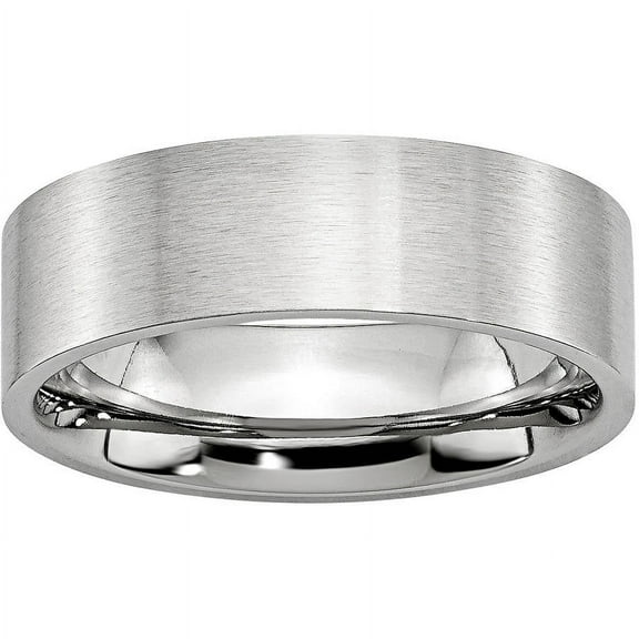 Cobalt Flat Satin 7mm Band