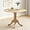 Natural, variant on GOFLAME 40” Round Dining Table for 4 People, Wooden Kitchen Table with Curved Trestle Legs, Large Dinner Table for Kitchen, Dining Room, Living Room, Restaurant, Natural