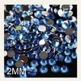 thumbnail image 2 of 1000 Pcs Résine Cristalline Flatback Strass Gemmes 2mm/3mm 4mm/5mm/6mm Blanc Transparent 3 mm (1000), 2 of 8