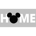 thumbnail image 2 of Women's Mickey & Friends Home Mickey Mouse Logo Graphic Tee Athletic Heather 2X Large, 2 of 4