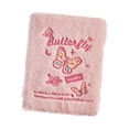 thumbnail image 1 of Carpeta de tarjetas fotográficas de felpa de mariposa, linda, soporte para tarjetas fotográficas, 4 bolsillos, soporte para tarjetas fotográficas de 3 ", álbum de fotos para regalos de Rosa, 1 of 8