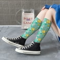 thumbnail image 6 of Picia Women Crew Soft Moisture-wicking Socks Happy Summer Pattern Design Cotton Socks, One Size fit All, 6 of 9