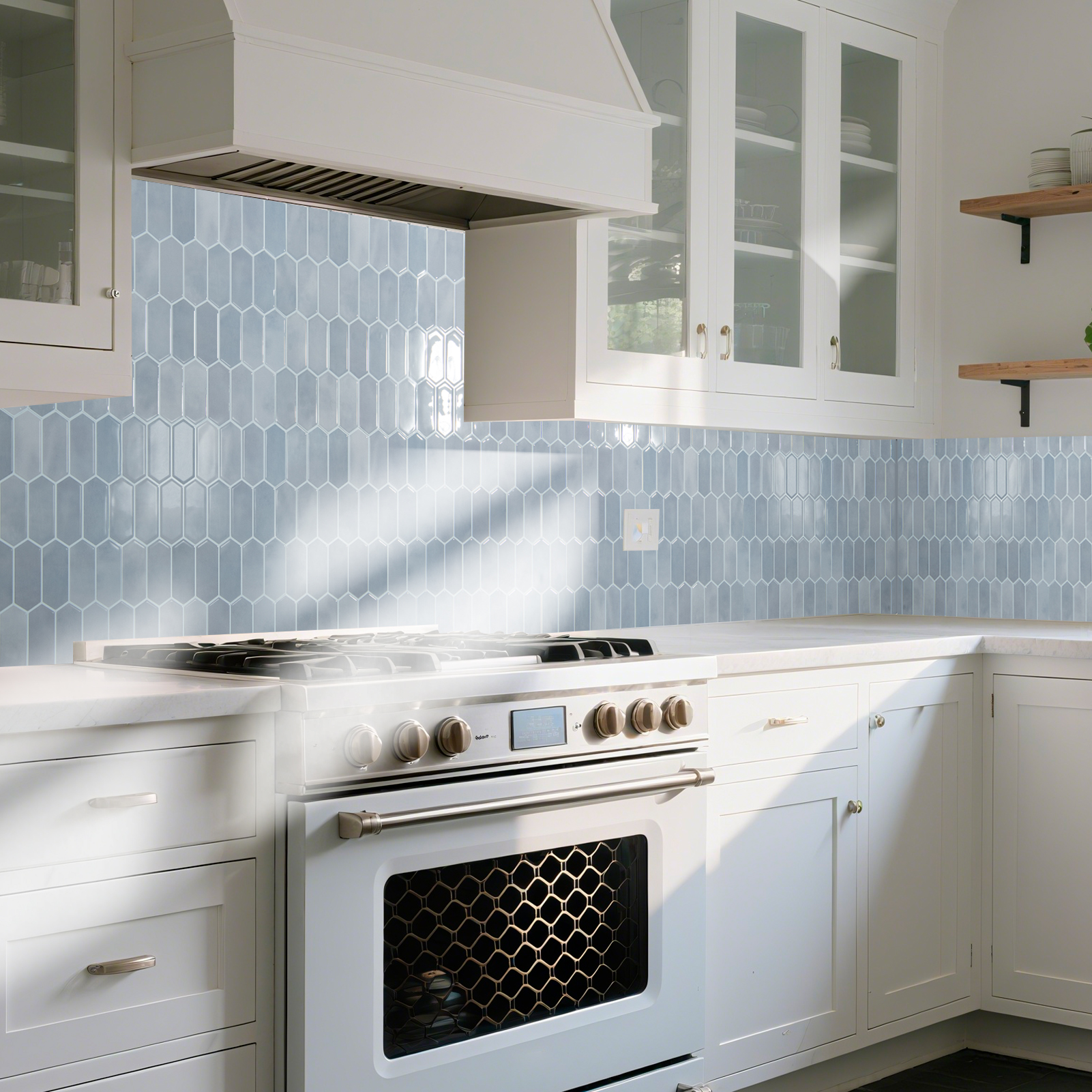 10Pcs Peel and Stick Backsplash,12'' x 12'' Heavy-Duty Self-Adhesive Vinyl Wall Tiles for Kitchen,Bathroom