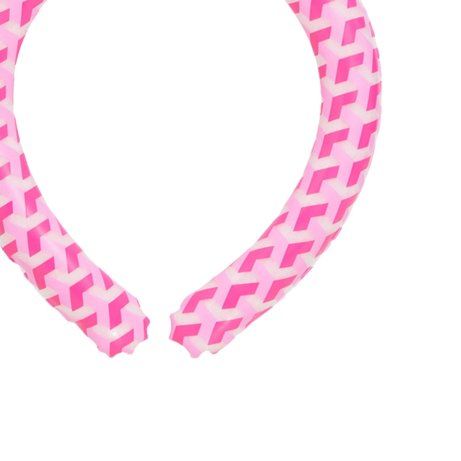 Neck Cooling Tube, Neck Cooling Wraps Gel, Wearable Neck Cold Choker Ice Cushions Chill Neck  for Running, Beach, Camping, Fitness Pink