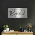 thumbnail image 6 of Luxe Metal Art 'So Many Reasons To Be Thankful' by Susie Boyer, Metal Wall Art, 24"x12", 6 of 10