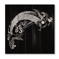 thumbnail image 3 of Designart 'Chinoiserie With Koi Fish I' Traditional Print on Natural Pine Wood, 3 of 5