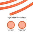 thumbnail image 2 of Uxcell 5/32"ID x 1/4"OD PE Tubing Translucent Flexible Water Hose Tube Orange, 25 Ft, 2 of 7