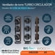 thumbnail image 4 of Ventilador de torre Turbo circulador 100cm de alto BECKON con 3 motores BIG FLOW acabado tipo madera +control remoto +oscilación +temporizador +modos de uso, 4 of 8