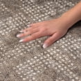 thumbnail image 3 of Addison Rugs Dream Shag Premium Machine Washable Transitional Squares Brown Rectangle Rug, 5' x 7'6", 3 of 8
