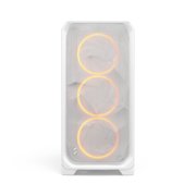 Fractal Design Meshify 3 XL RGB Clear Tint Tempered Glass E-ATX Full-Tower Computer Case, White