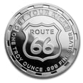 thumbnail image 2 of 1 oz Silver Round - Get Your Kicks on Route 66, 2 of 3
