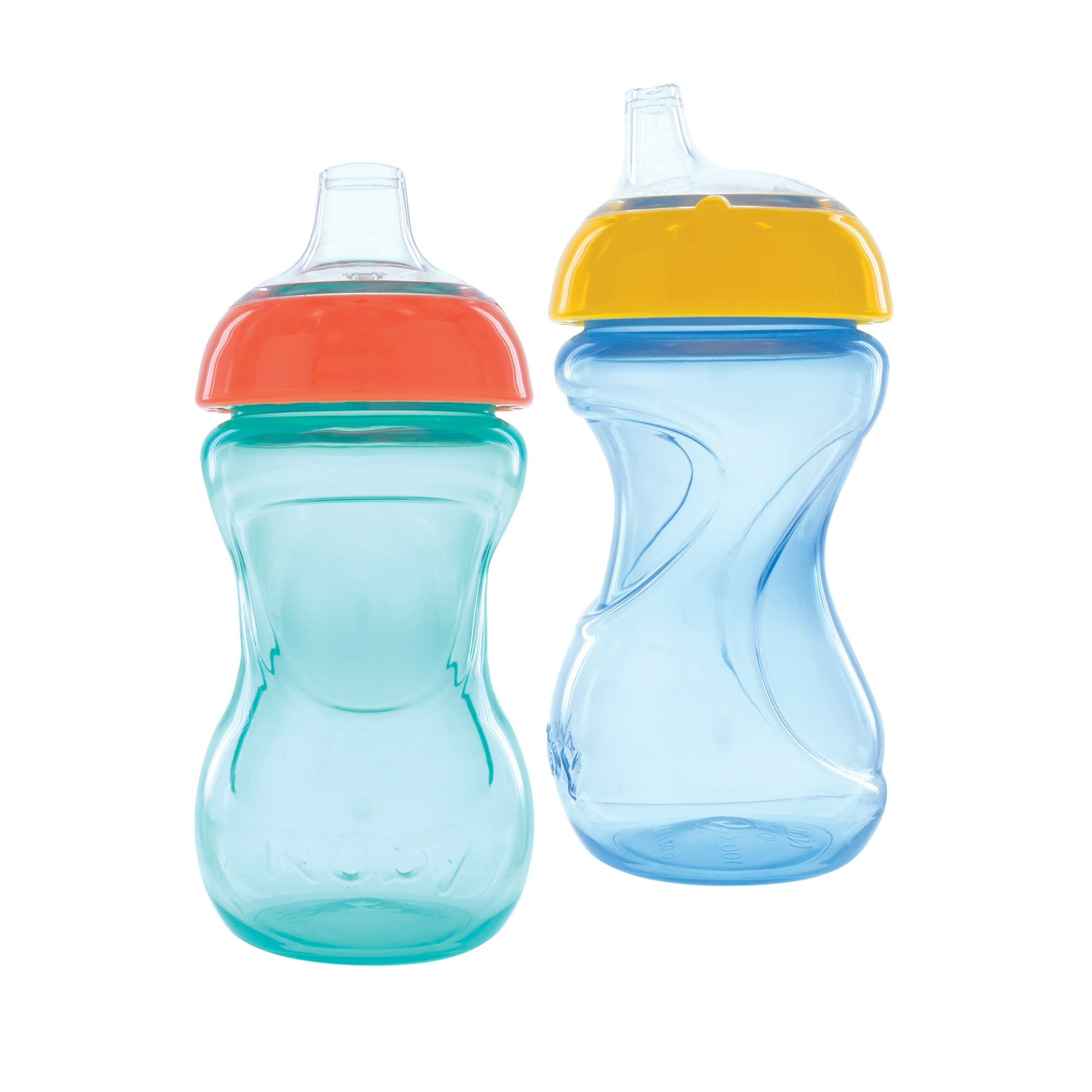 Nuby Mini Gripper Soft Spout Training Sippy Cup, 6+ Months, 6 oz, 2 Pack