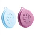 thumbnail image 3 of 2 Piezas Cubiertas de Alimentos Hojuela Lata para Perro Mascota Reutilizable con Estampado Tapas Plástico Latas Mascotas Frescas -Color Aleatorio, 3 of 9