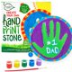 thumbnail image 1 of Kit de manualidades Creative Roots Piedra con huella de mano 18 x 18 cm, 1 of 7
