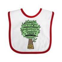 Inktastic Fruit of the Spirit Bible Quote Boys or Girls Baby Bib