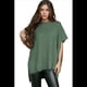 thumbnail image 1 of Suéter Holgado de Corta con Hombros Caídos para Mujer, Color Verde, Talla L, 1 of 9