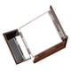 thumbnail image 2 of Espejo plegable de madera con diseño tallado, espejo cosmético de tres caras, 1 unidad, 2 of 7