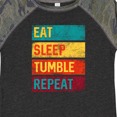thumbnail image 4 of Inktastic Tumbling Gift Eat Sleep Tumble Repeat Boys or Girls Toddler T-Shirt, 4 of 5