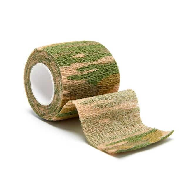 Vendaje elástico de camuflaje de 4,5 m, disfraz de caza, cinta envolvente de elastoplast, Protector deportivo autoadhesivo, vendaje para tobillo, rodilla, dedo y brazo Tan Jianjun unisex