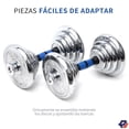 thumbnail image 4 of Kit De Mancuernas Pesas Con Barra Discos Ejercicio Gym 50kg Picool PESA-01, 4 of 8