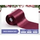thumbnail image 3 of Cinta decorativa FAKILO satinada de color rojo vino, 10 cm x 20 m, 3 of 8