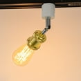 thumbnail image 5 of FSLiving 1-Pack Adjustable Angle Rotated H-Type Track Head Lighting Gold E26 Base Retro Vintage Track Light Fixture for Entryway Gallery Loft Aisle Living Room Kitchen (No Bulb,No Track), 5 of 7