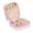 Baby Pink, variant on Mini Jewelry Travel Case PU Leather Travel Jewelry Organizer Box Small Portable Portable Jewellery Storage Holder for Womens Rings Earrings Necklaces Bracelets Gifts for Girls Women