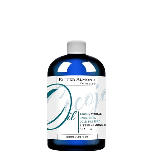 Aceite de almendras amargas Dr. Joe Lab, 946 ml, puro, sin refinar, prensado en frío