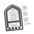thumbnail image 5 of TISHITA Key Holder Islamic Wall Art 5 Hook Decorative Elegant Key Hook Wall Mounted Decoration for Bedroom Dorm Home Apartment Office and Black, 5 of 8