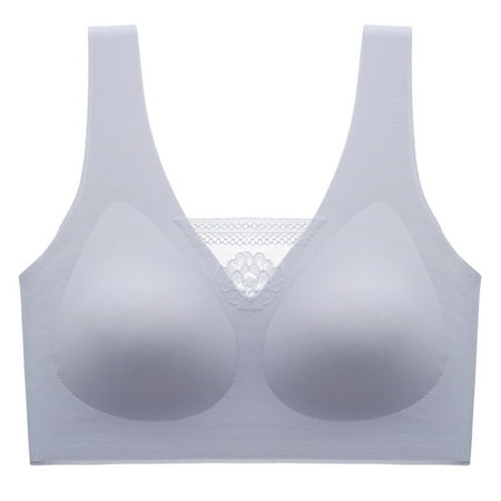 

fanshao Women Bra Breathable Padded Solid Color Backless Quick Dry Seamless Underwear Soft Fabric Wireless Women Sports Bra Daily Wear Clothes