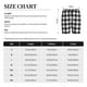 thumbnail image 3 of Balery Black White Plaid Pantalones cortos de pijama de punto de algodón para hombre con cinturilla y bolsillos-Medium, 3 of 6