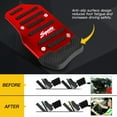thumbnail image 3 of Manual Pedal Cover Red Nonslip Car Pedal Pads Petrol Clutch Brake Pad Cover Foot Pedals Rest Plate Pack of 3, 3 of 10