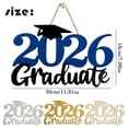thumbnail image 3 of Class Of 2026 Wooden Sign, Graduation Hanging Decoration, Grad Photo Prop, Congrats Grad Wood Cutout, Graduation Party Decorations, Wooden Wall Ornament, Wood Grad Sign, 3 of 7