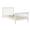 White, variant on Bellemave Wood Twin Bed Frame with Headboard and Footboard, Kids Twin Bed Frames No Box Spring Needed for Boys and Girls, White