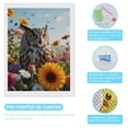 thumbnail image 3 of Diamond Art Kits for Adults, Owl In Colorful Flower Garden 5D Diamond Painting Kits for Adults Beginners, DIY Full Drill Diamond Painting, Gem Art and Crafts 12x16, 3 of 7