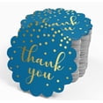 thumbnail image 4 of Inkdotpot Pack Of 100 Real Gold Foil Paper Tags Thank You Bridal Shower Favor Hang Tags, 4 of 7