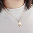 thumbnail image 5 of 3pcs Charm Stitching Inlaid Rhinestone Jewelry Best Friend Sun Moon Cloud Star Friendship Necklace BFF Pendant GOLD, 5 of 8