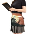 thumbnail image 3 of IAUYY Waiter's Apron with 3 Pockets Waterproof Adjustable Cooking Aprons for Kitchen for Woodworkers Artists and Gardening Gifts for Women Haunted House, 3 of 7