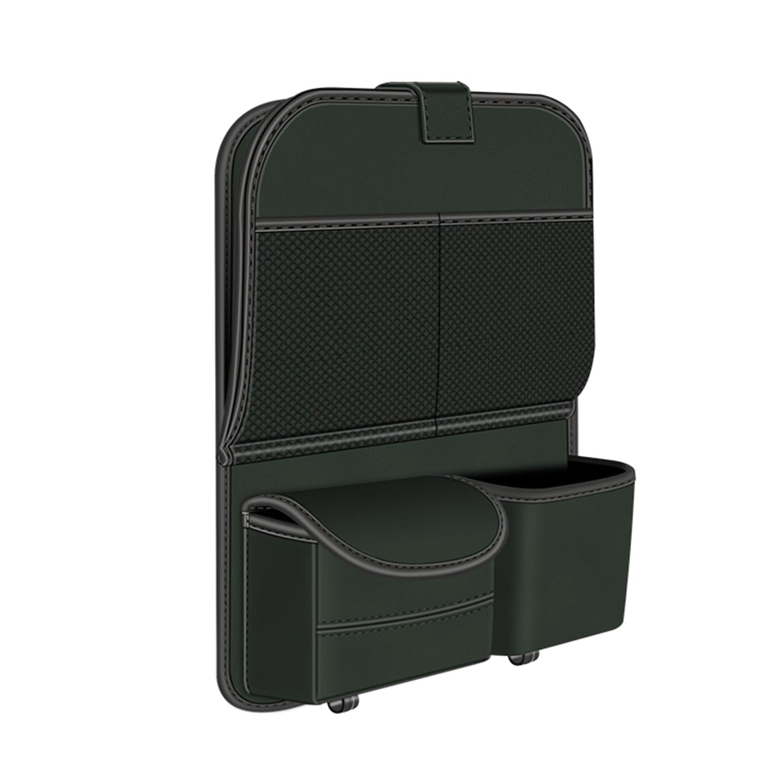 jiaping Car Backseat Organizer Automotive Accessories with Foldable Table Tray Road Trip Green