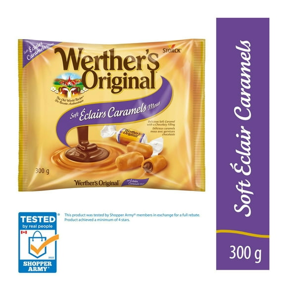 Werther's Original Soft Éclair Caramel Candy, 300g