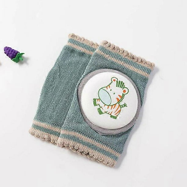 1 par de rodilleras de seguridad para bebés, cojín para el codo para gatear, calentador de piernas para bebés y niños pequeños, protector de soporte para rodillas para bebés