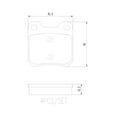 thumbnail image 2 of BALATAS CERAMICAS ZAFIRA 2003 al 2006 CHEVROLET 2.2L L4 Traseras BREMBO ., 2 of 5