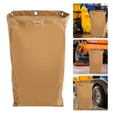 CIMAXIC Leakproof Car Garbage Bag Rectangular Design 1Pack In Coffee Color For Commercial Cleaners