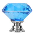 thumbnail image 4 of Perilla de vidrio, 1 perilla de cristal con forma de diamante de 30 mm, perilla de gabinete, resultados impresionantes VoborMX herramienta, 4 of 8
