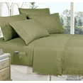 thumbnail image 2 of Elegant Comfort 6 Piece Bed Sheets Polyester Full Green 1500 Series, 2 of 3