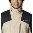 thumbnail image 6 of Columbia Men’s Omni-Tech Waterproof Rain Jacket | XXL, Ancient Fossil/Black, 6 of 6