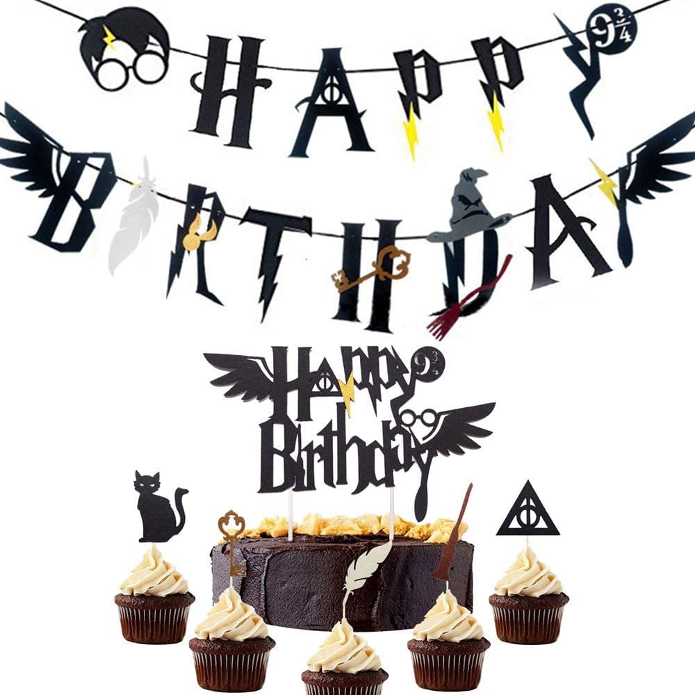 LALSU Set of 17 Harry Potter Inspired Happy Birthday