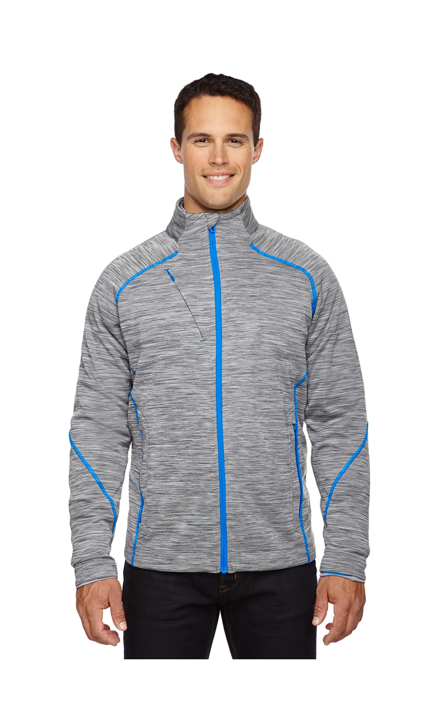 North End Sport Mens Flux M/élange Bonded Fleece Jacket 88697 Ash City