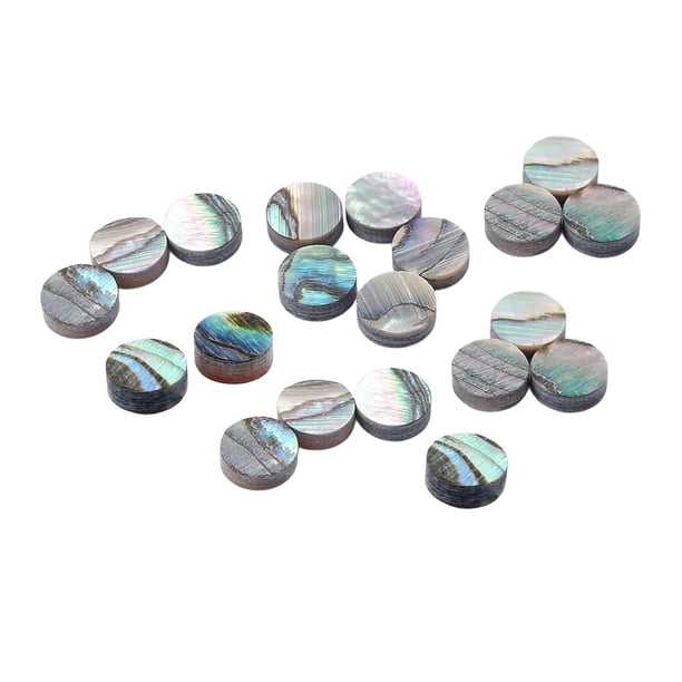 20 piezas de incrustaciones de guitarra, puntos para diapasón, puntos laterales, herramientas de luthier, punta decorativa 50 mm